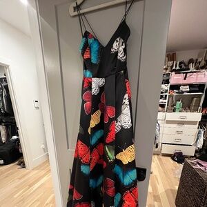 Alice and Olivia Joss butterfly gown